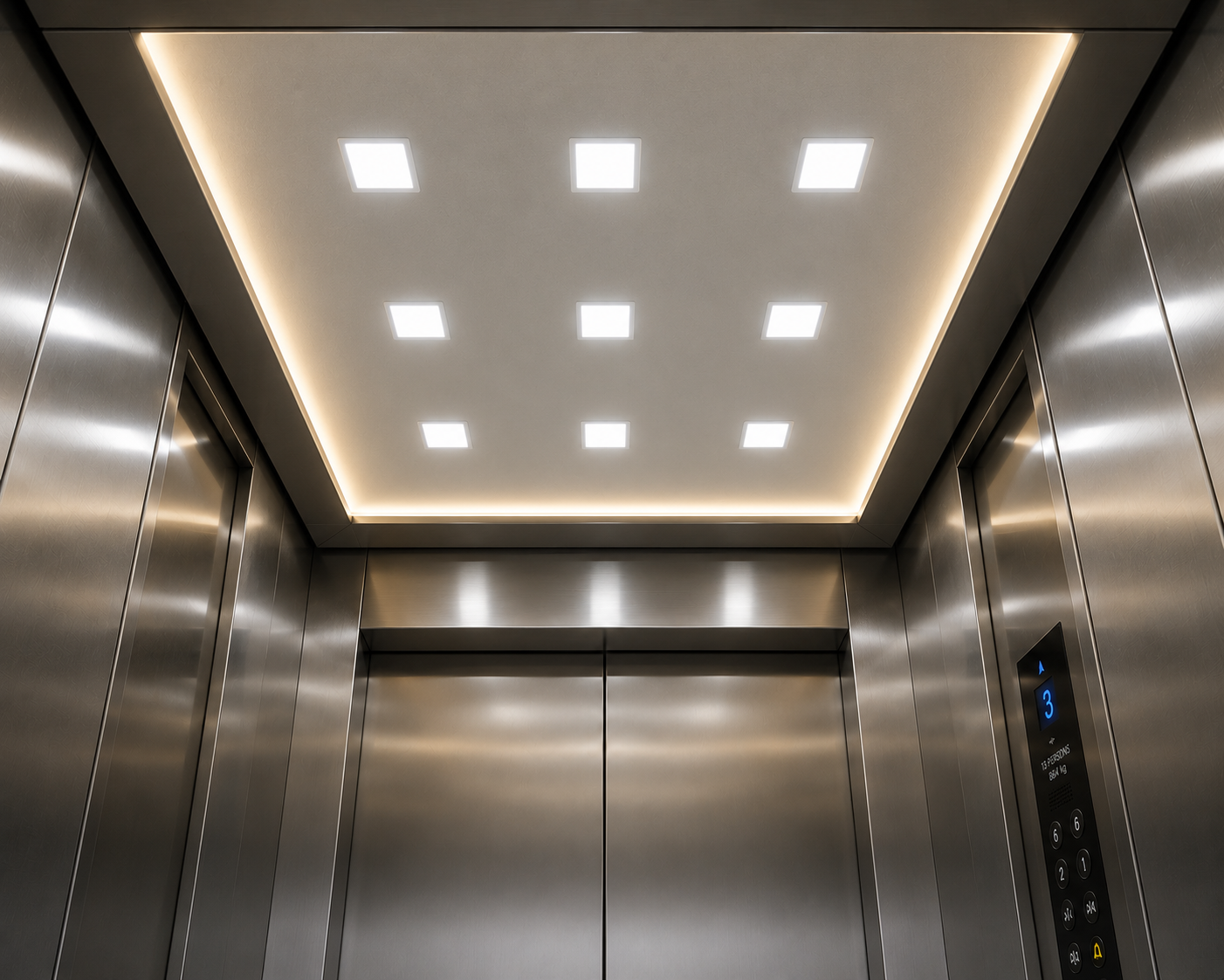 Square LED False Ceiling